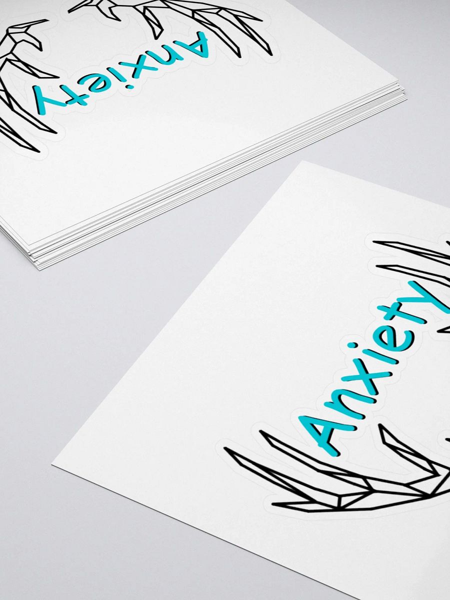 Anxiety sticker - Black & Blue product image (4)