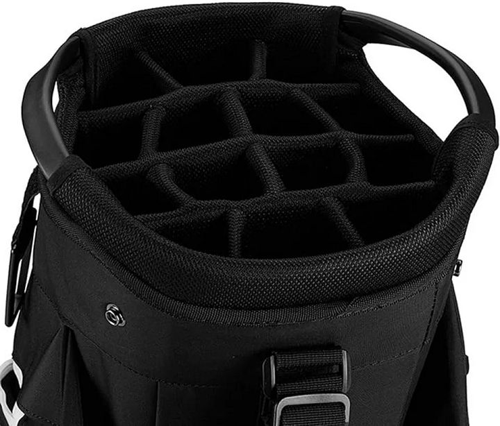 NEW 2024 TaylorMade Cart Lite Black/Tan 14-Way Cart Golf Bag product image (2)