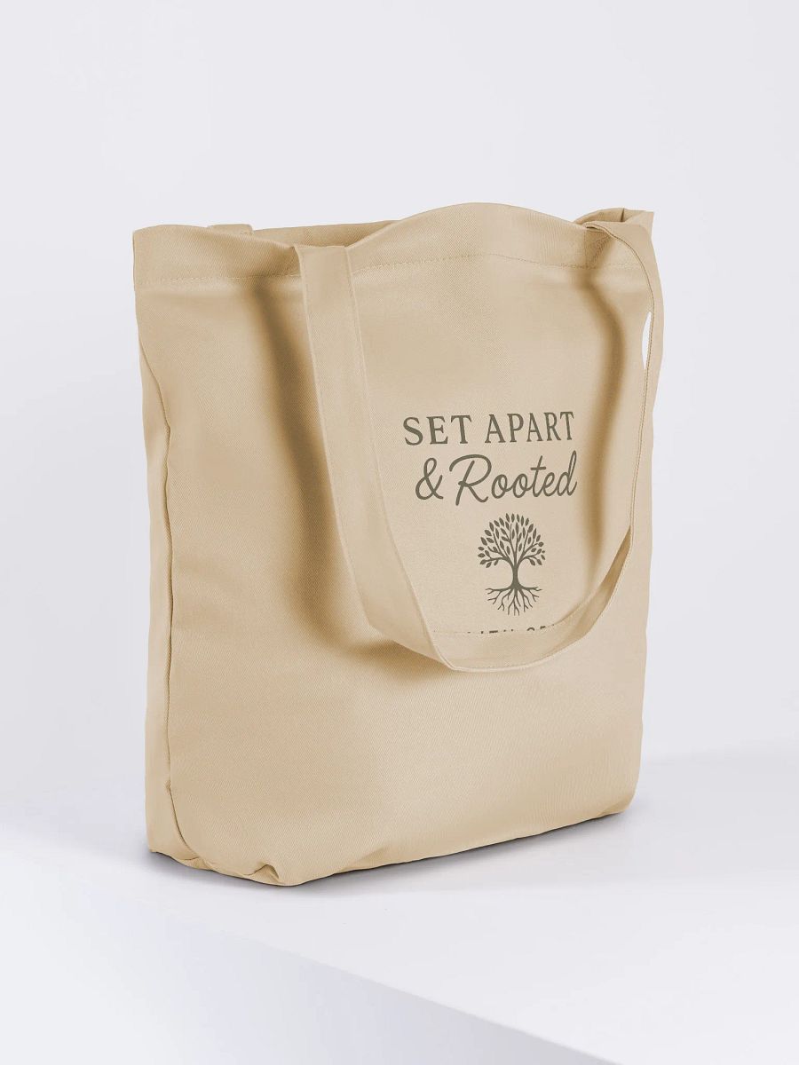 Set Apart & Rooted Tree Logo Bag (Khaki) product image (4)