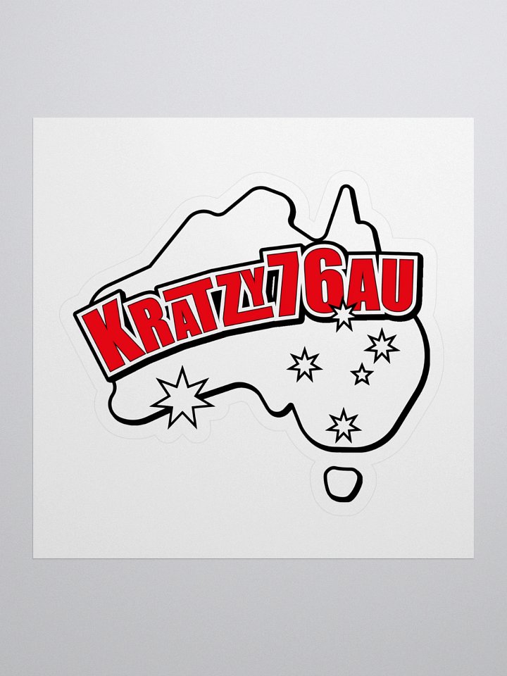 Australian Silhouette Kiss Cut Stickers product image (1)