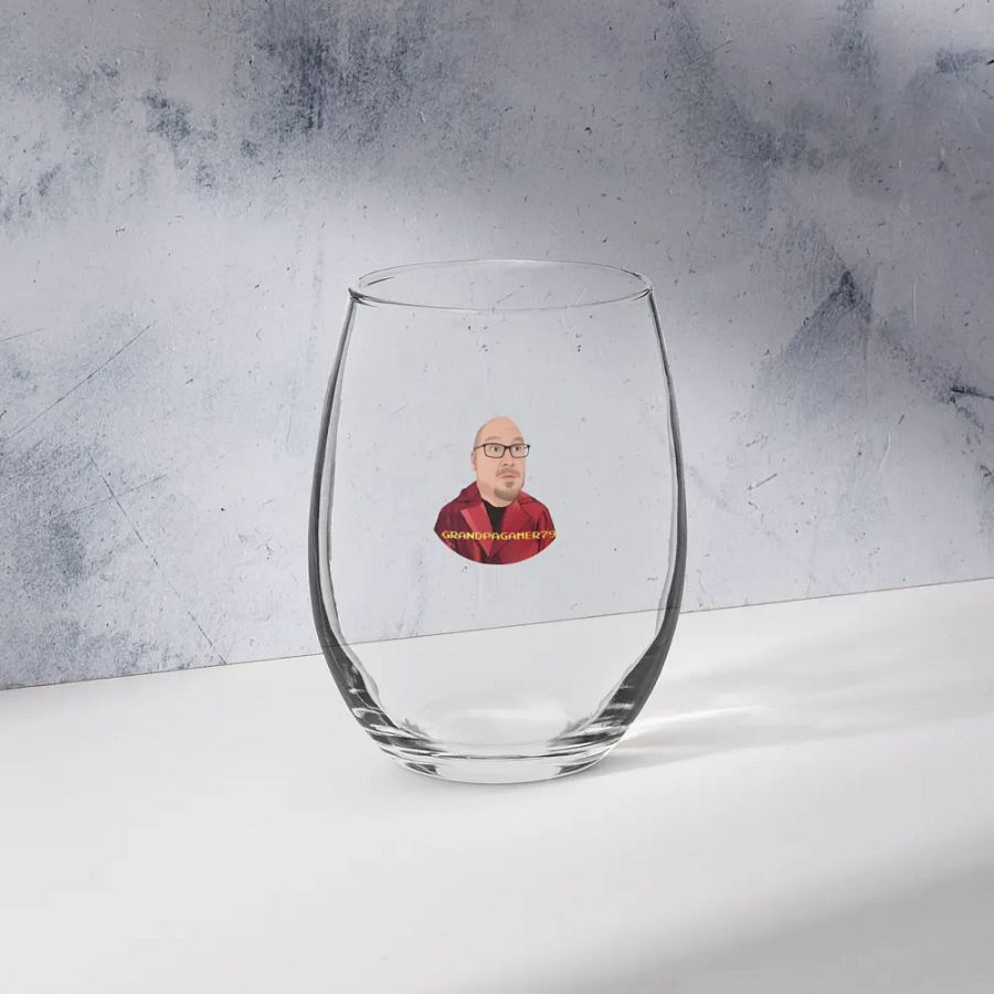 GrandpaGamer79 Personalized Stemless Wine Glass product image (2)