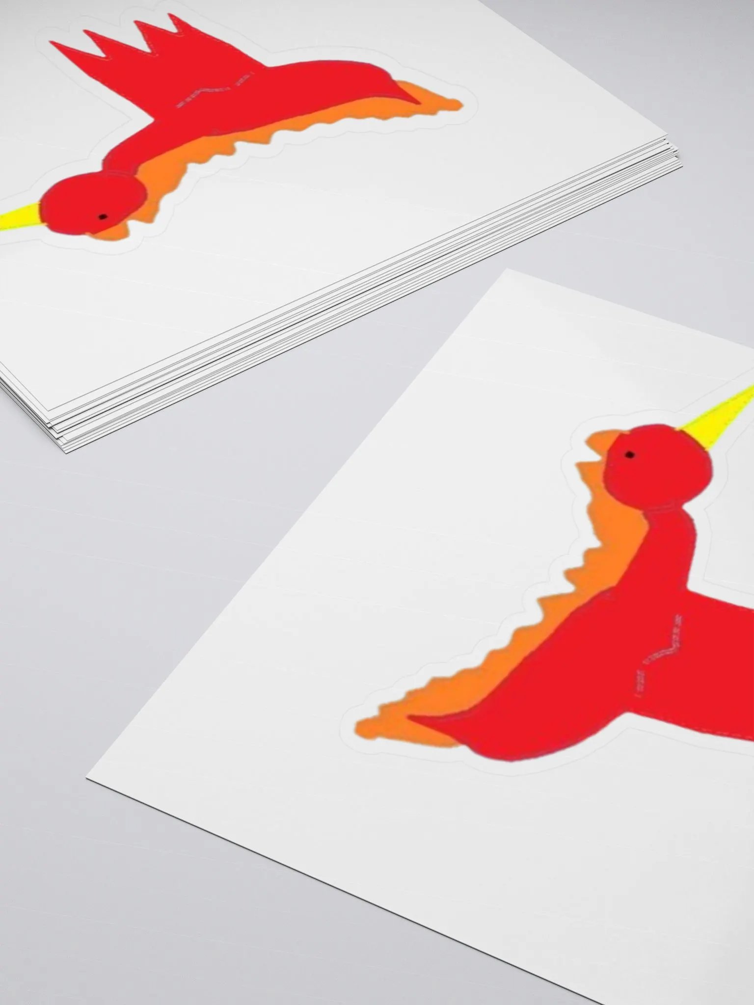Vibrant Bird Kiss Cut Stickers product image (11)