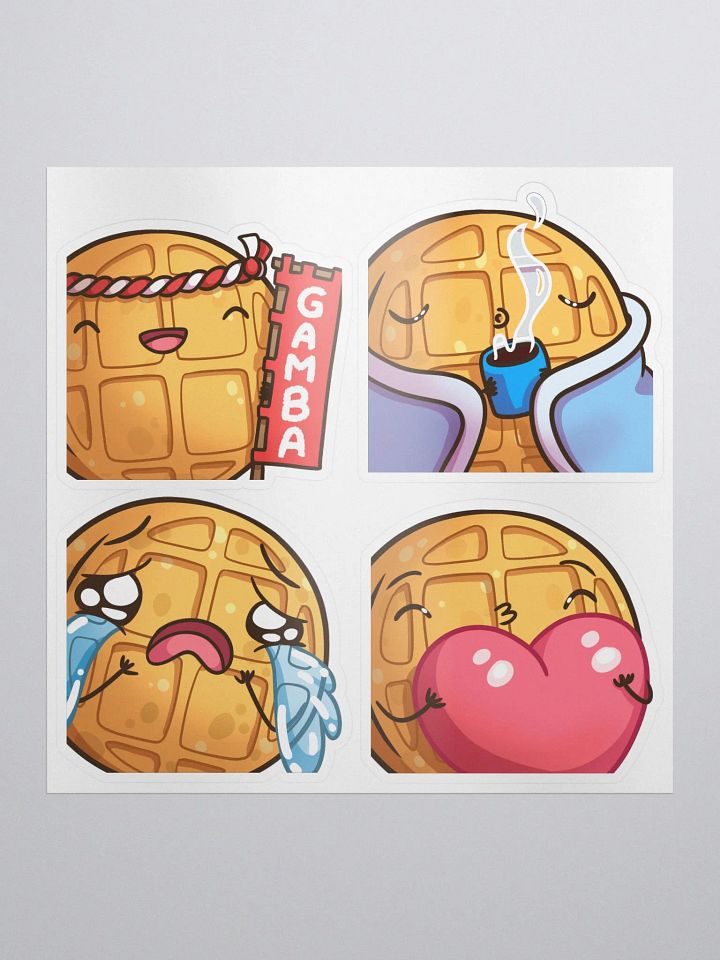 WaffleSmacker Emote Stickers Pack 2 product image (1)