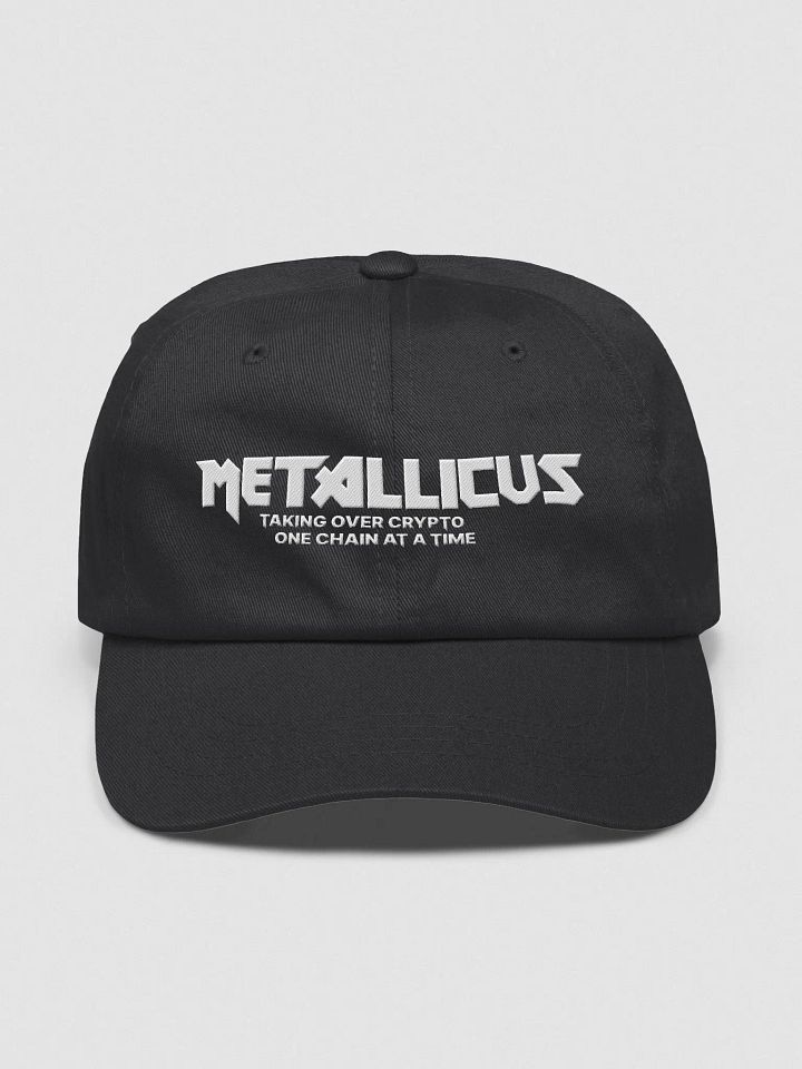 THE UNOFFICIAL METALLICUS DAD HAT [BLACK / CRANBERRY / NAVY)] product image (2)