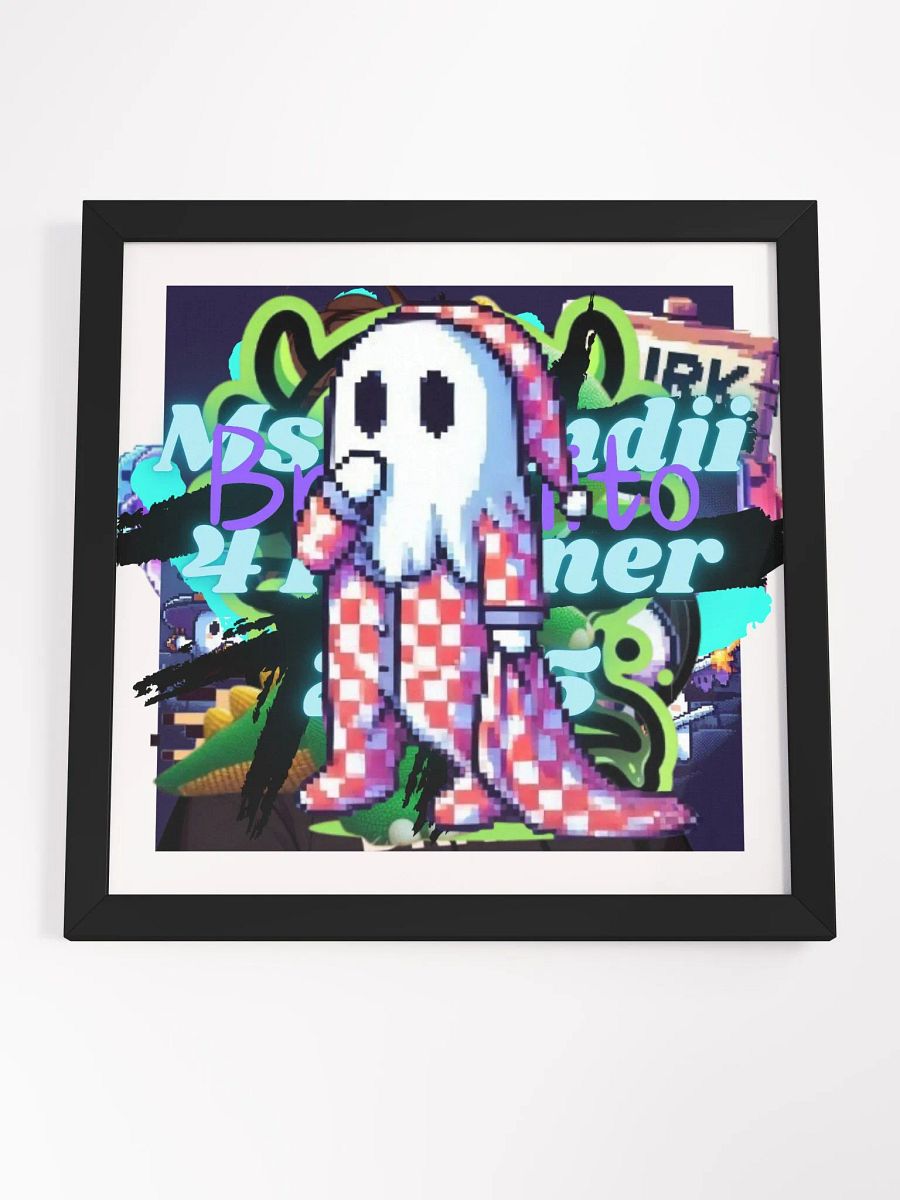 Vibrant Cartoon Collection Framed Poster product image (4)