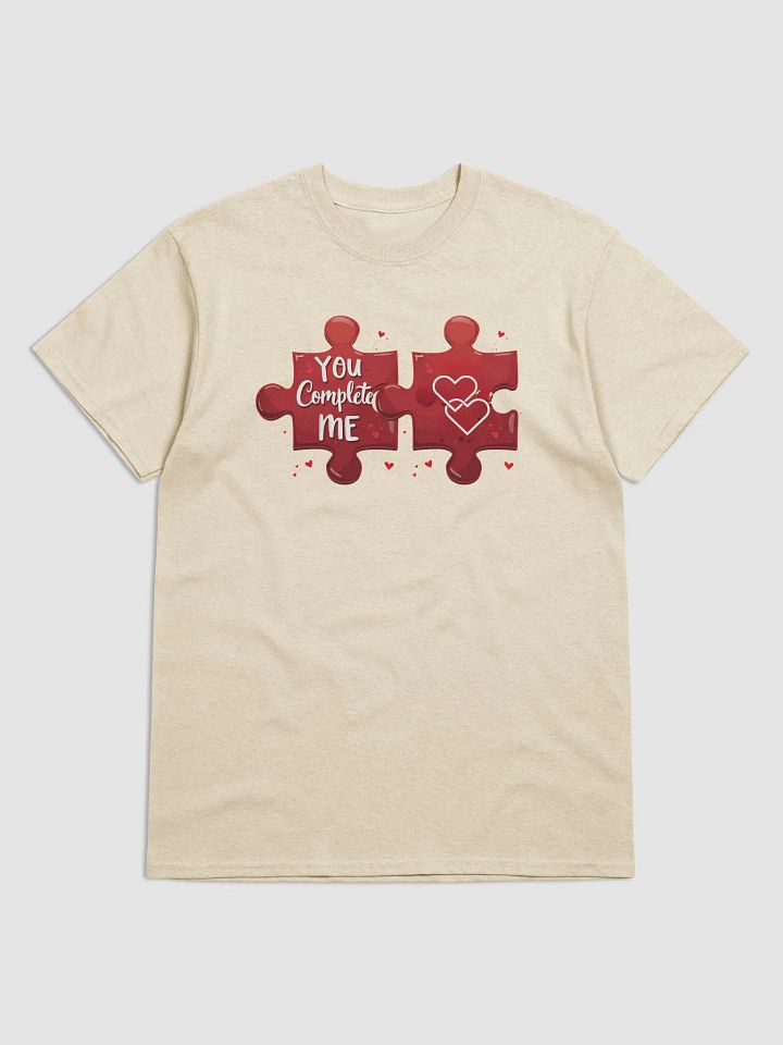 You Complete Me - Romantic Couples Puzzle Piece T-Shirt Design for Valentine's Day & Anniversary product image (43)