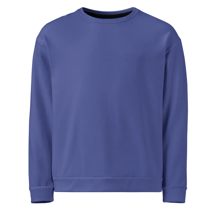 Plain Dark Purple True Summer Unisex Recycled Polyester Heavyweight Premium Sweatshirt by Treasure Pie product image (1)