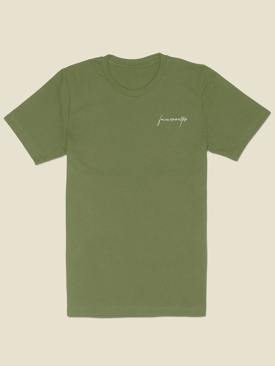 Faceovermatter T-Shirt (Olive) product image (4)