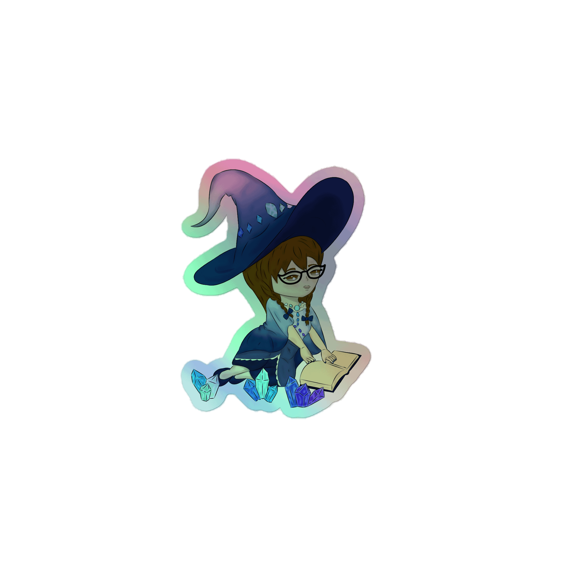 Crystal Witch Yuuki | Holographic Stickers product image (1)