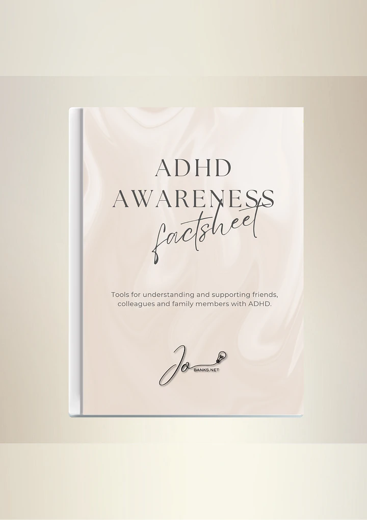 ADHD Awareness Factsheet product image (1)