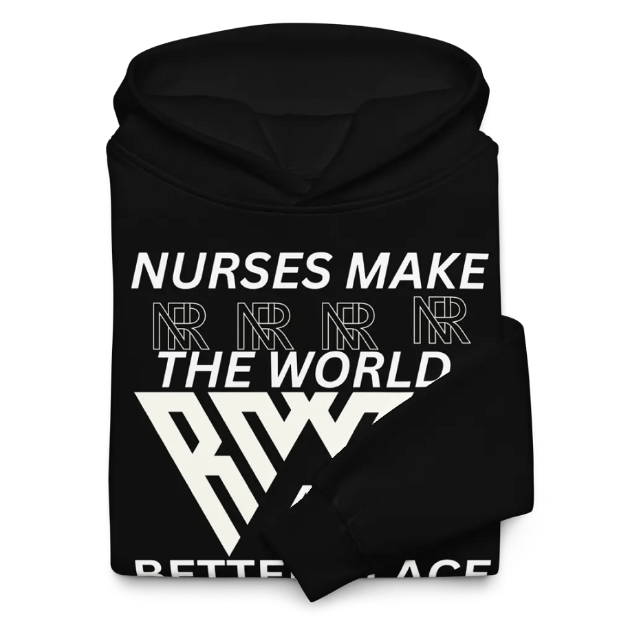 Tri-Wave Emblem Oversized Hoodie product image (10)
