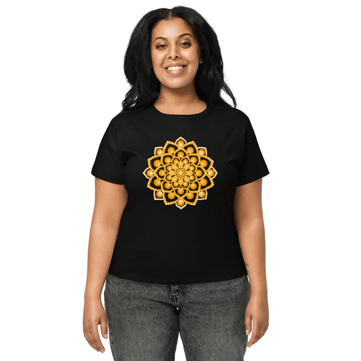 Orange Flower Mandala Women's T-Shirt product image (1)