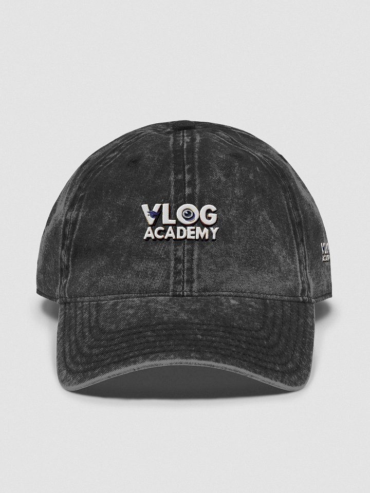 Vlog Academy Otto Vintage Wash Dad Hat product image (3)