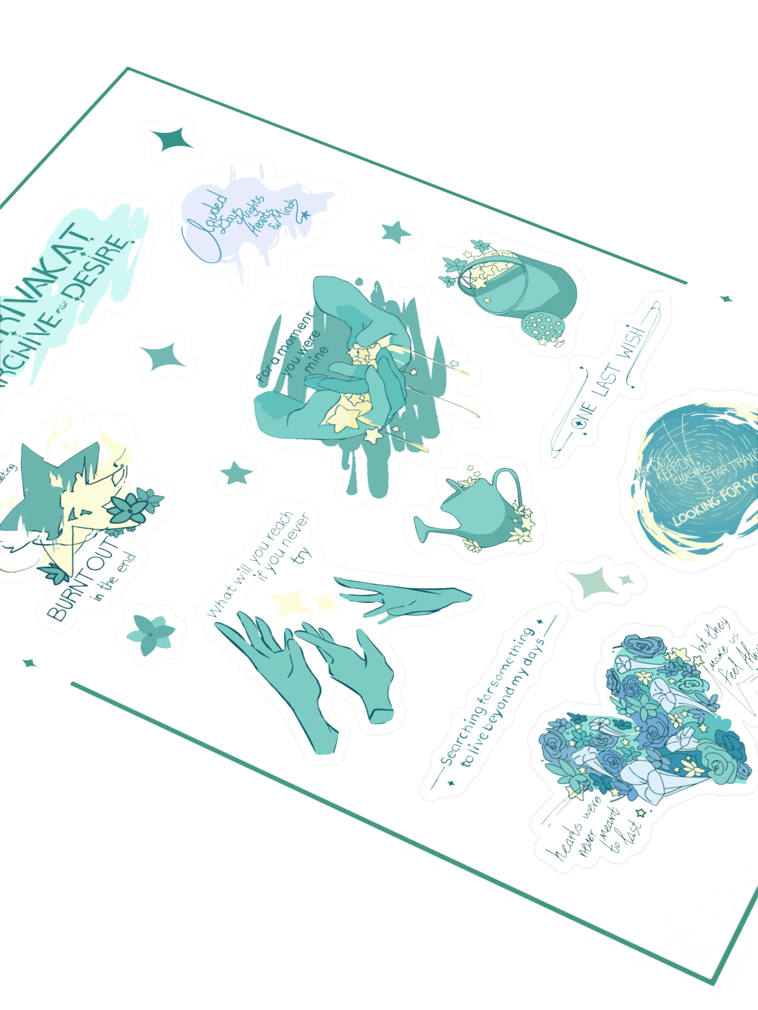Archive #02: Desire Sticker Sheet product image (3)