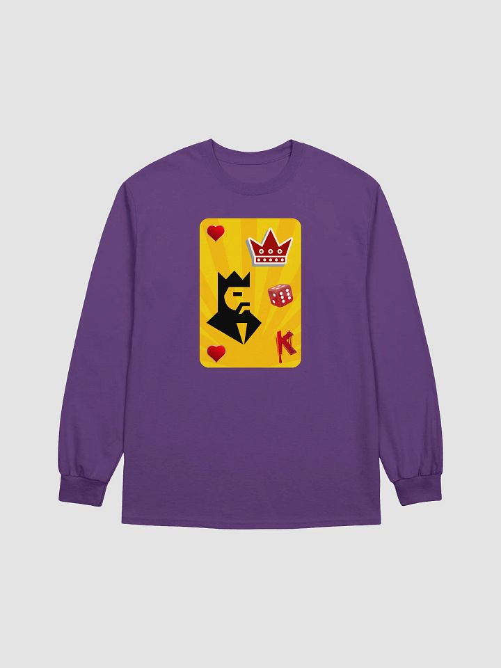 Regal King Playing Card Long Sleeve Tee product image (21)