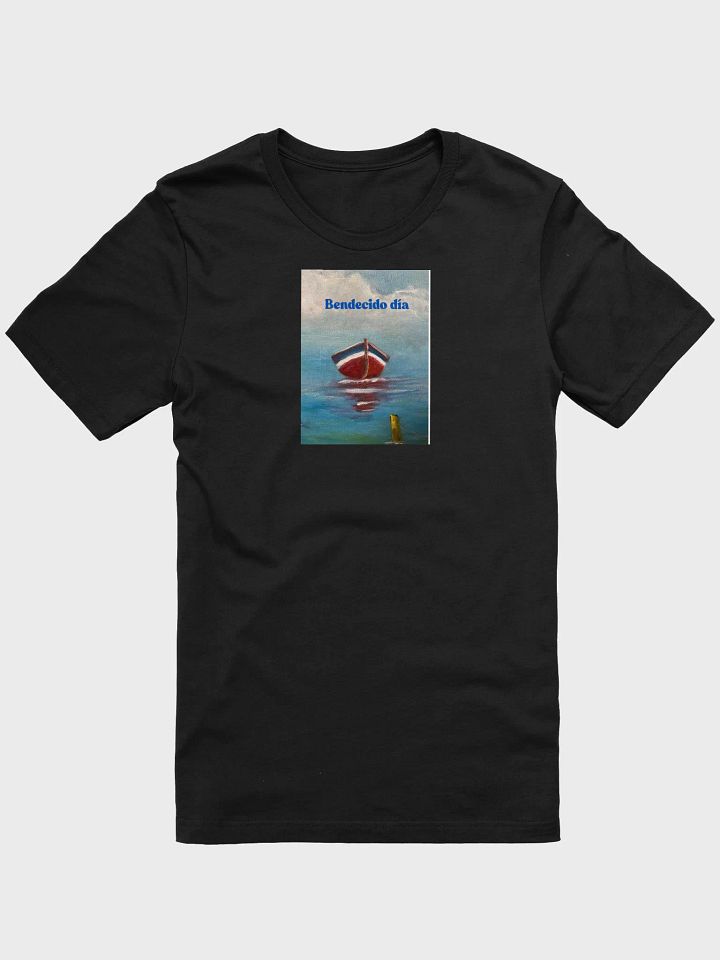 Bendecido Día Boat Reflection T-Shirt product image (1)