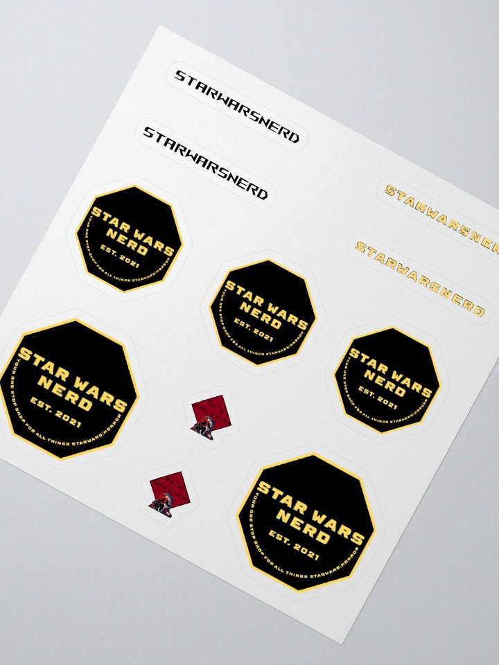 StarWarsNerd Sticker pack product image (4)