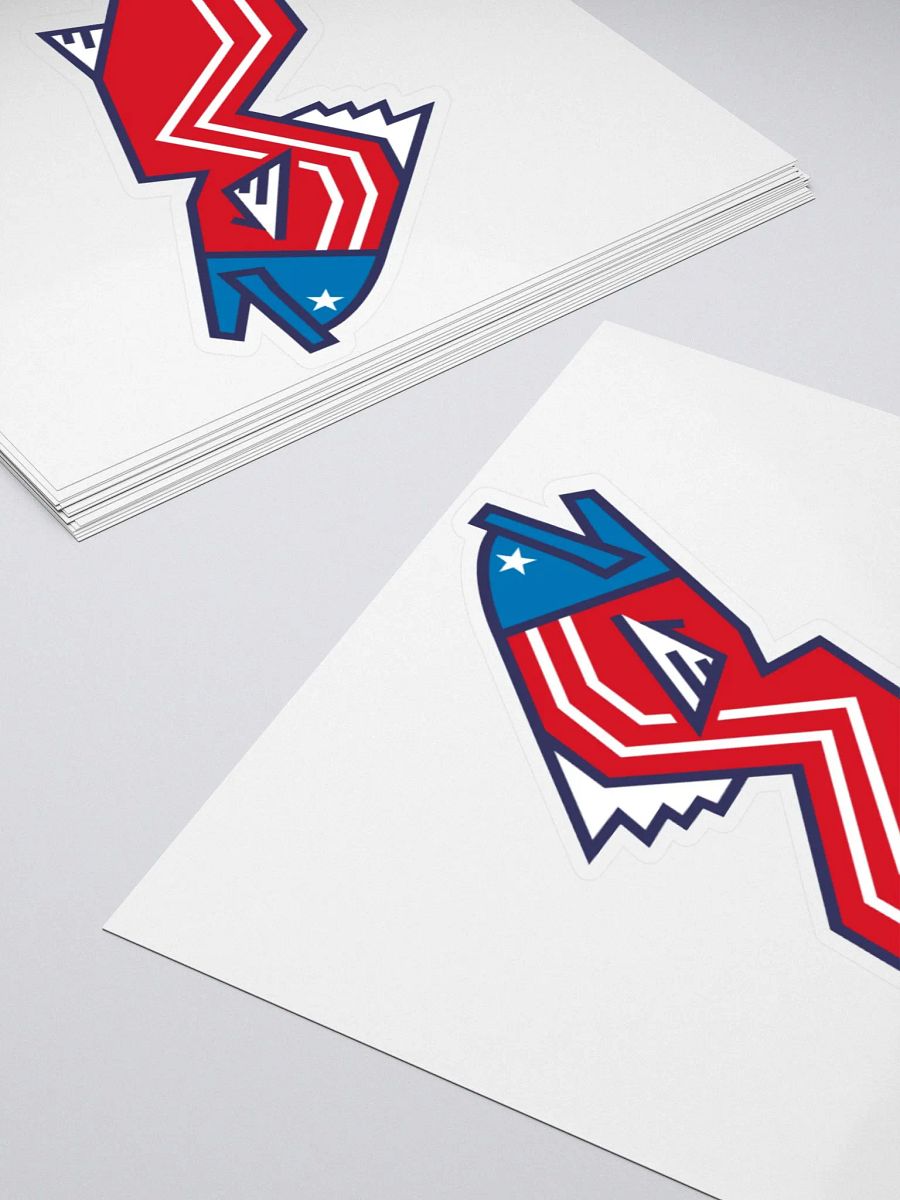 Salty Sam American Flag Logo Sticker product image (10)