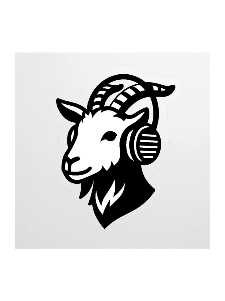 GOAT Kiss-Cut Sticker product image (2)
