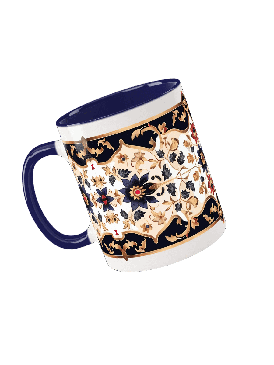 Intricate Floral Bliss Ceramic Mug product image (4)