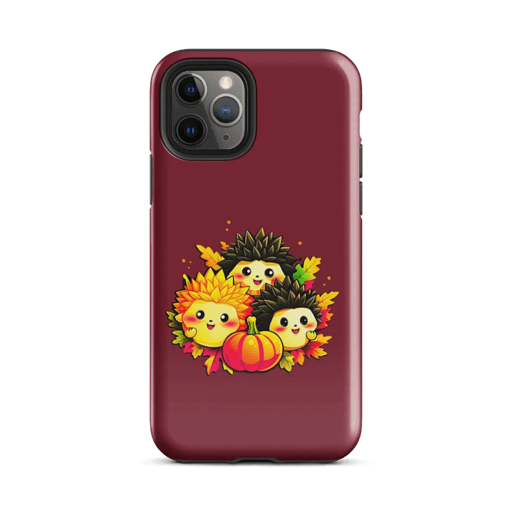 Autumnal Hedgehog Charm iPhone Case product image (2)