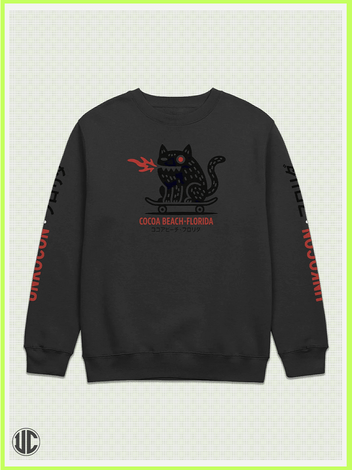 UnkoCon – Cocoa Beach FL Skater Crew Neck Sweatshirt product image (1)