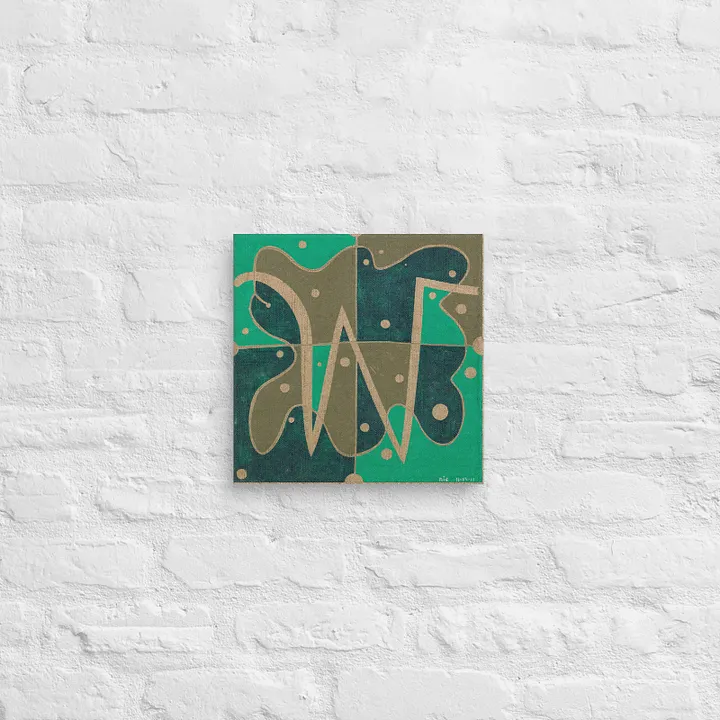 W on Canvas (12" x 12") product image (6)