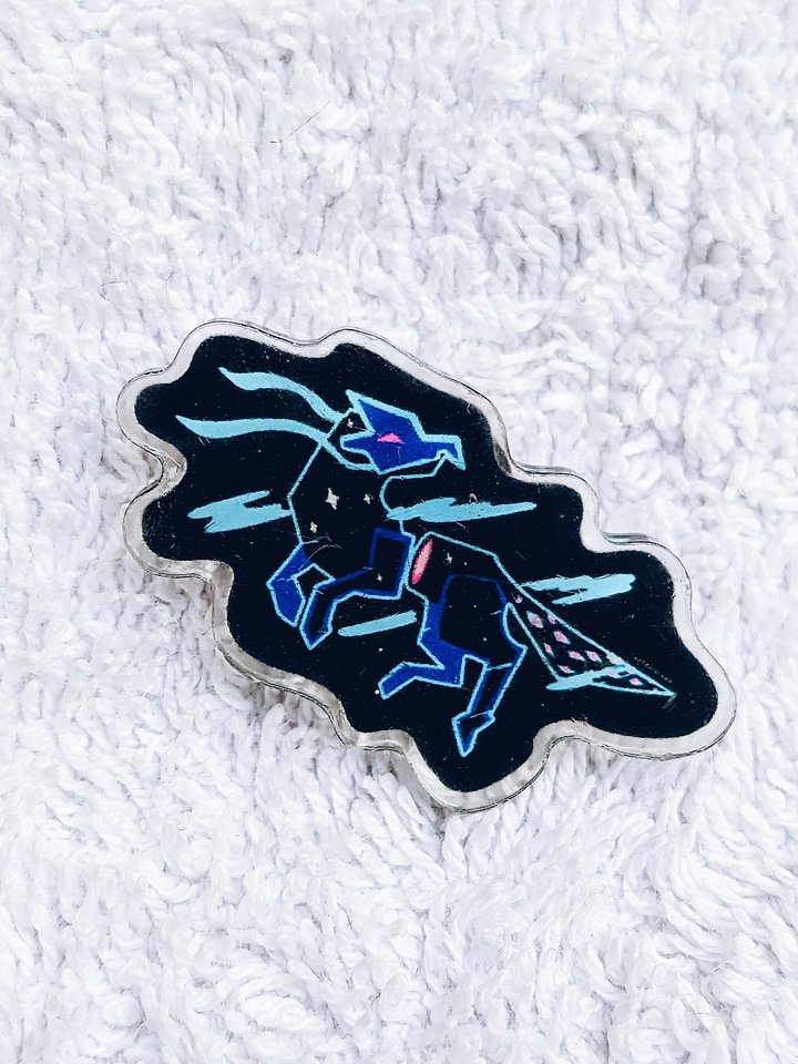 Acrylic Pin - Fox Spirit product image (1)