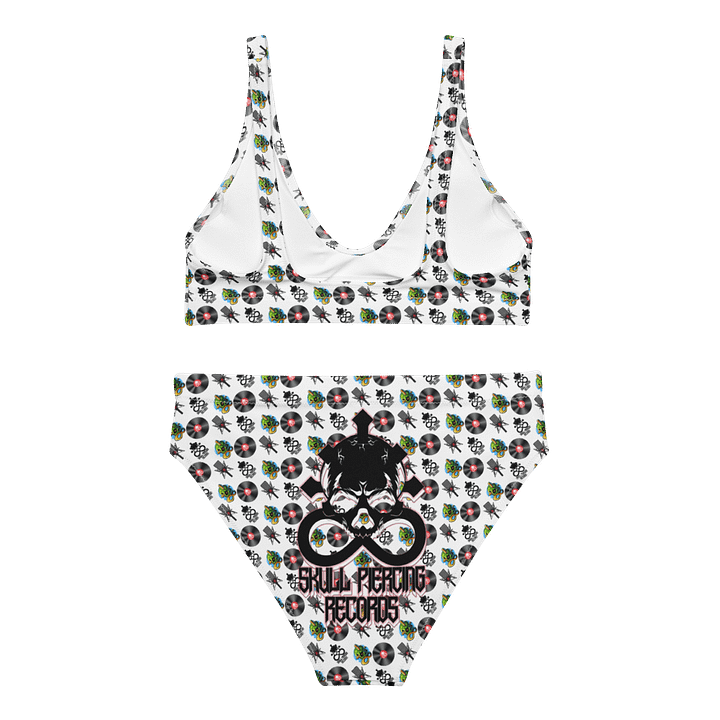 Skull Piercing Records High Waisted Bikini Set product image (2)