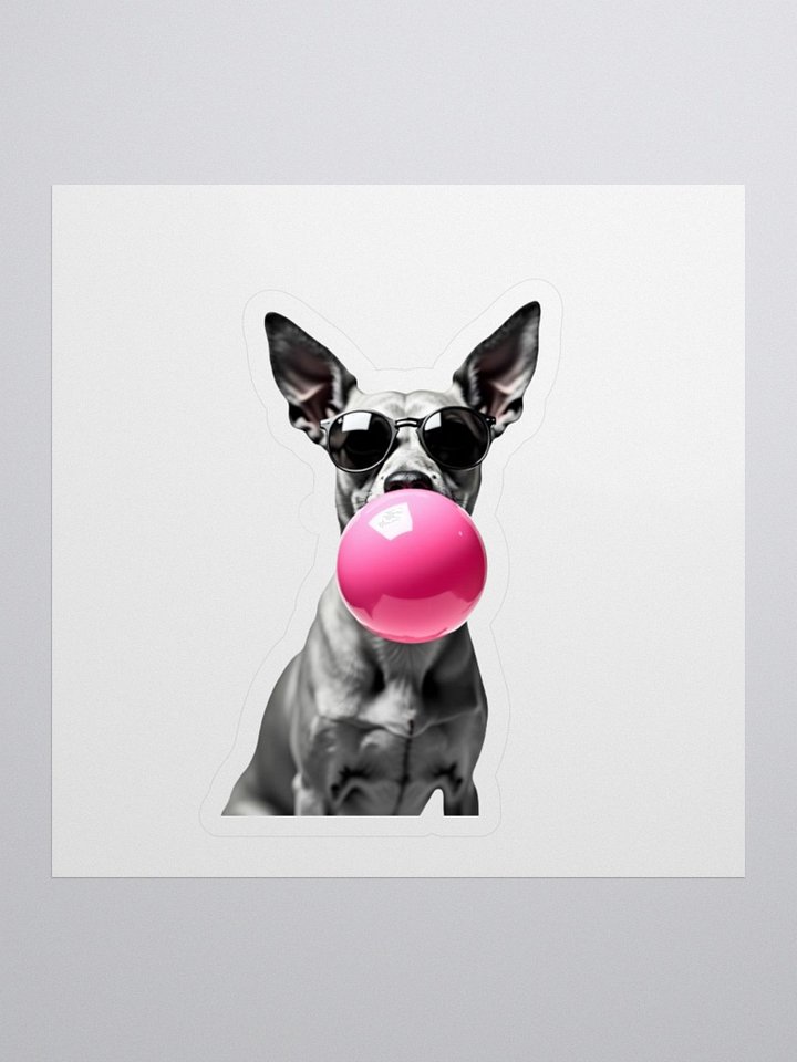 Bubblegum Potcake Sticker product image (1)