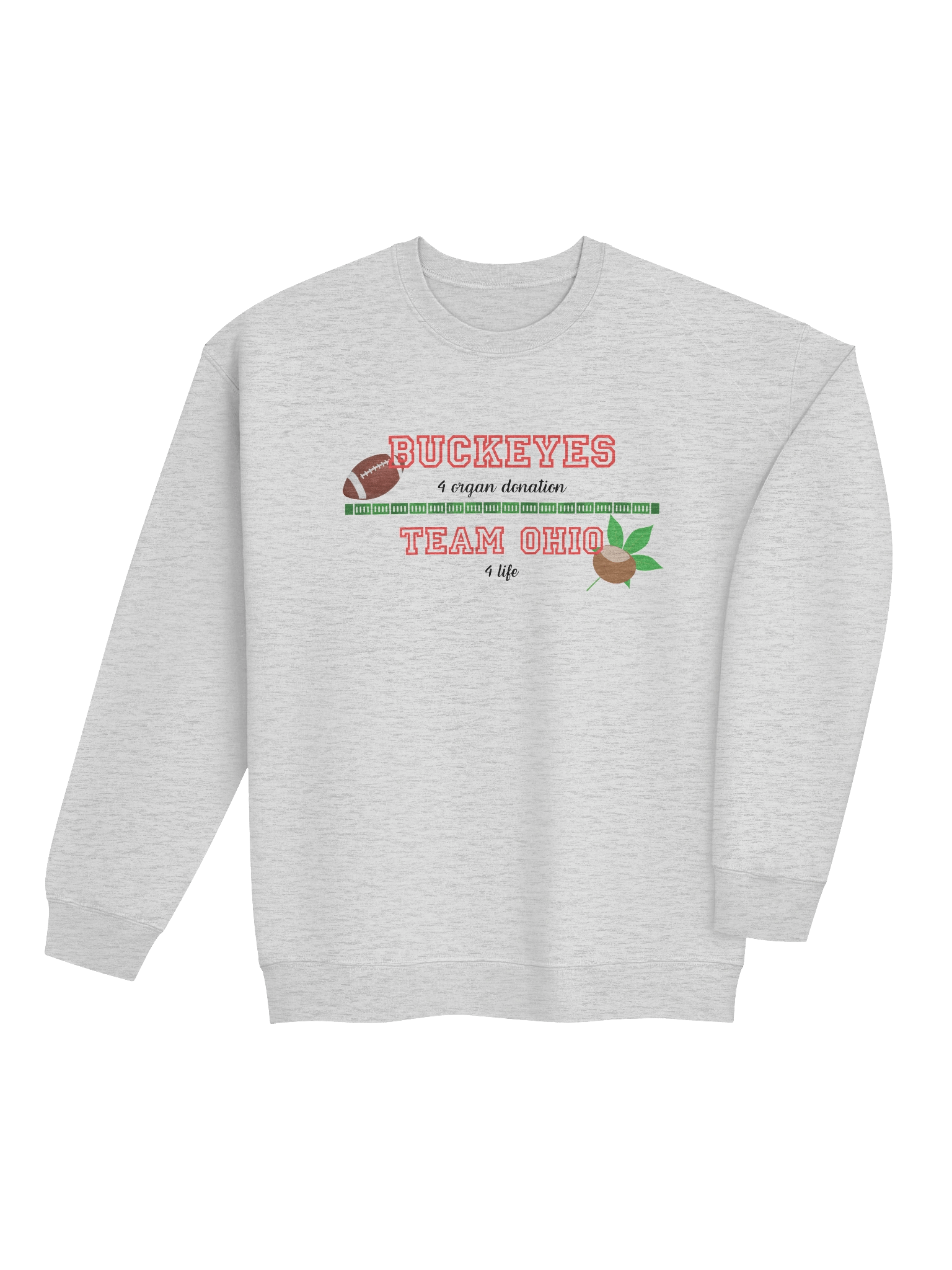 Ohio Buckeyes Football Crewneck Sweatshirt product image (13)