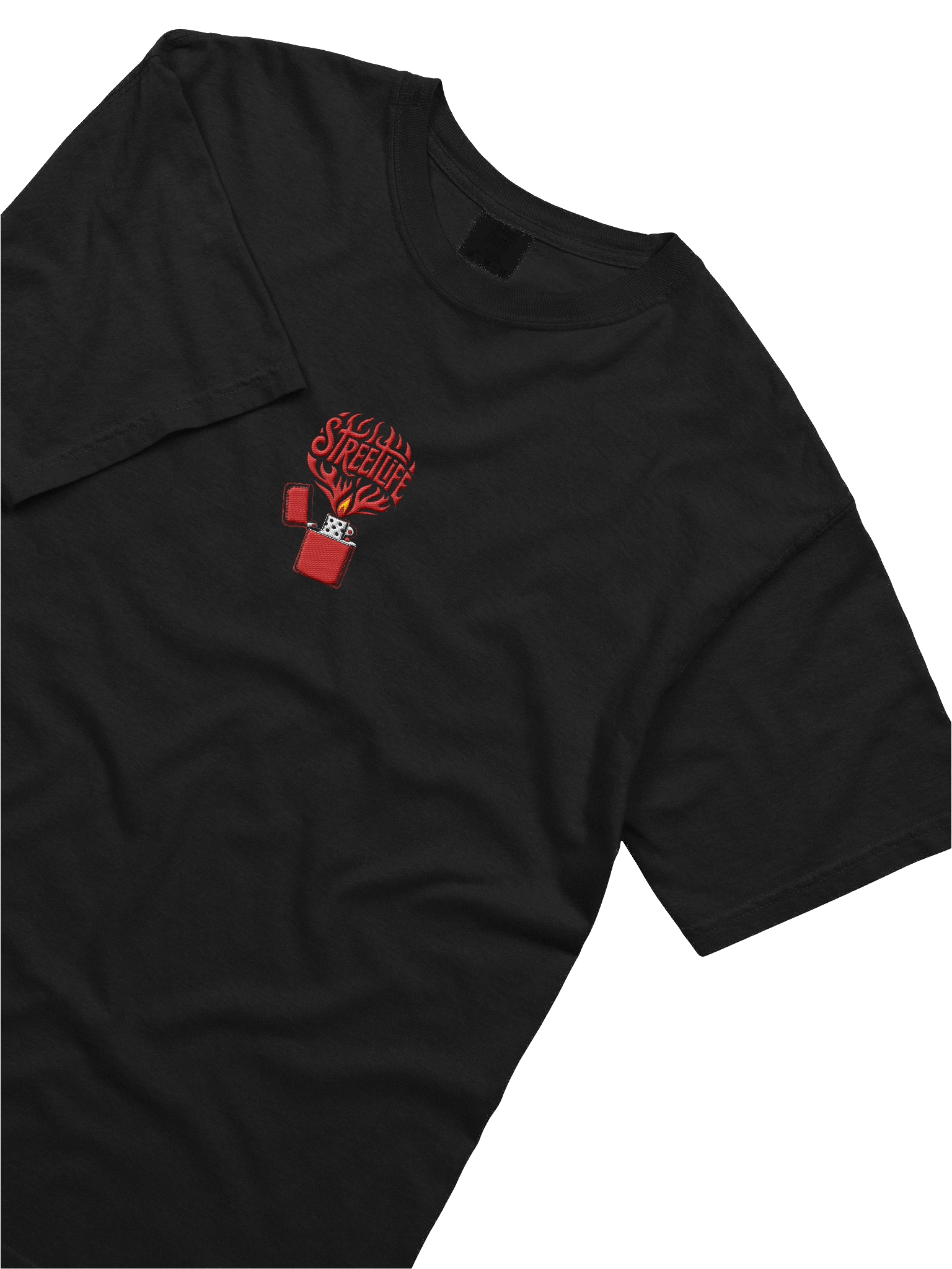Streetlife Flame Lighter Illustration T-Shirt product image (5)