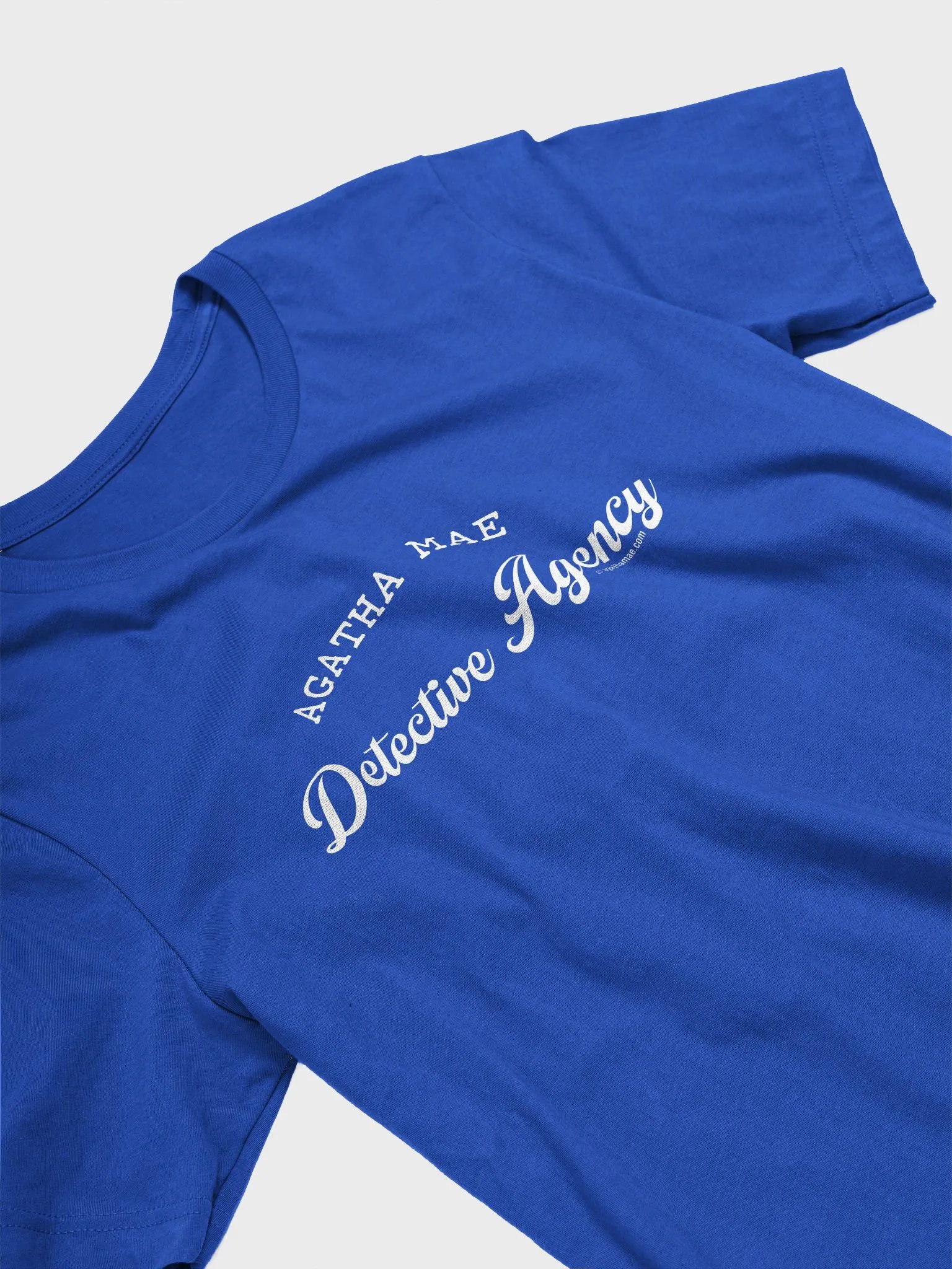 "Agatha Mae Detective Agency" Supersoft T-shirt Unisex Sizing White Text product image (3)