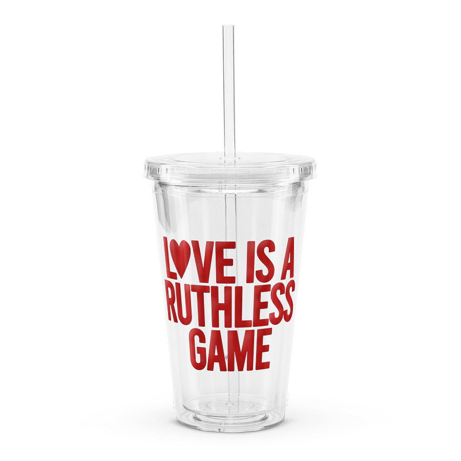 Love - Clear Plastic Tumbler product image (1)
