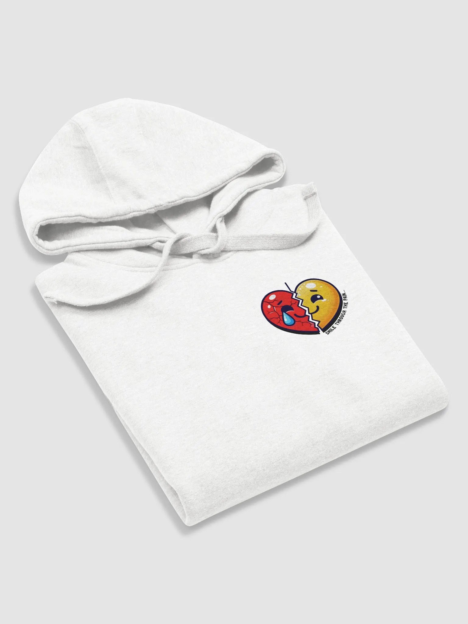 Pain hoodie (white) product image (5)