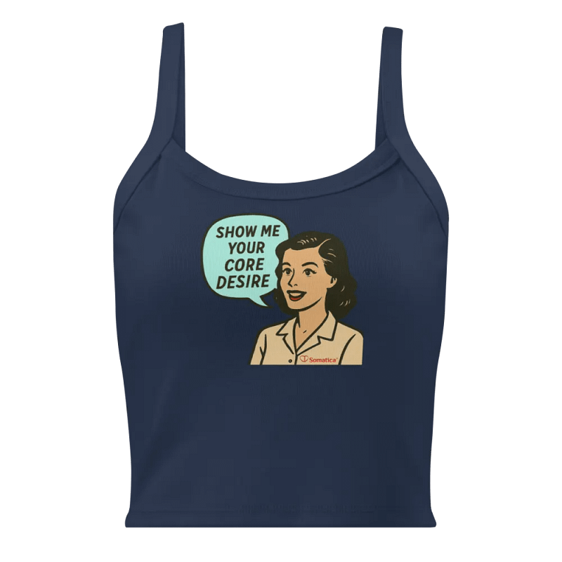Show Me Your Core Desire Women's Micro-Rib Tank Top