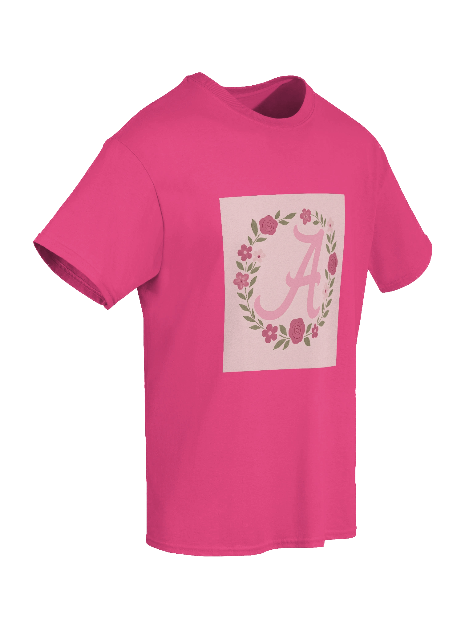Floral Letter A Graphic Tee product image (8)