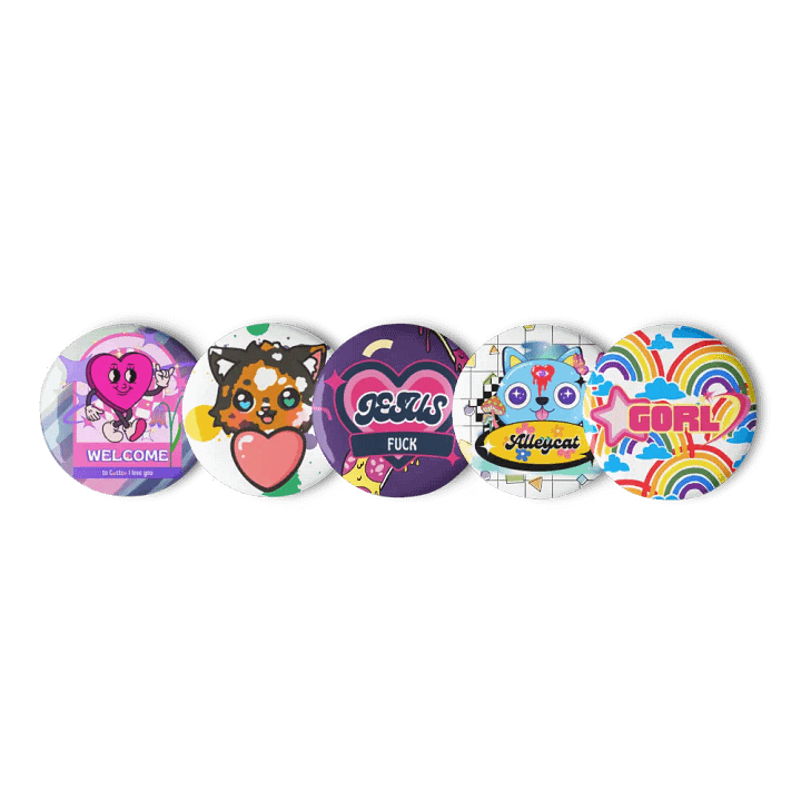Alleycat Appreciator Button Set product image (3)
