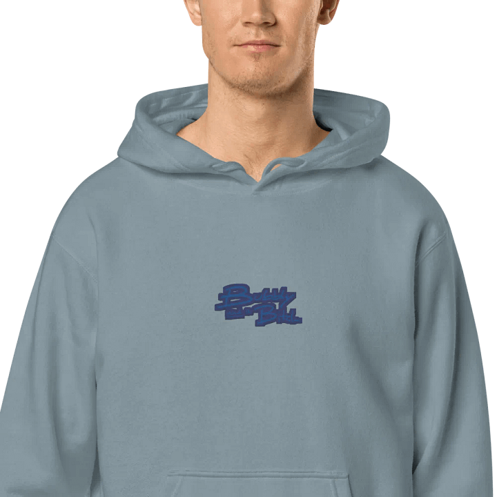 Bubbly and a B*tch (C. lake design) embroidered pigment-dyed hoodie product image (2)