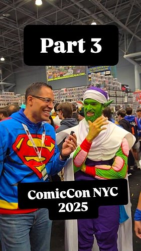 😊👍🏼 The trilogy is complete for my experience at #Comicon 2025. In this last one I had the pleasure of meeting with :
- Storm...