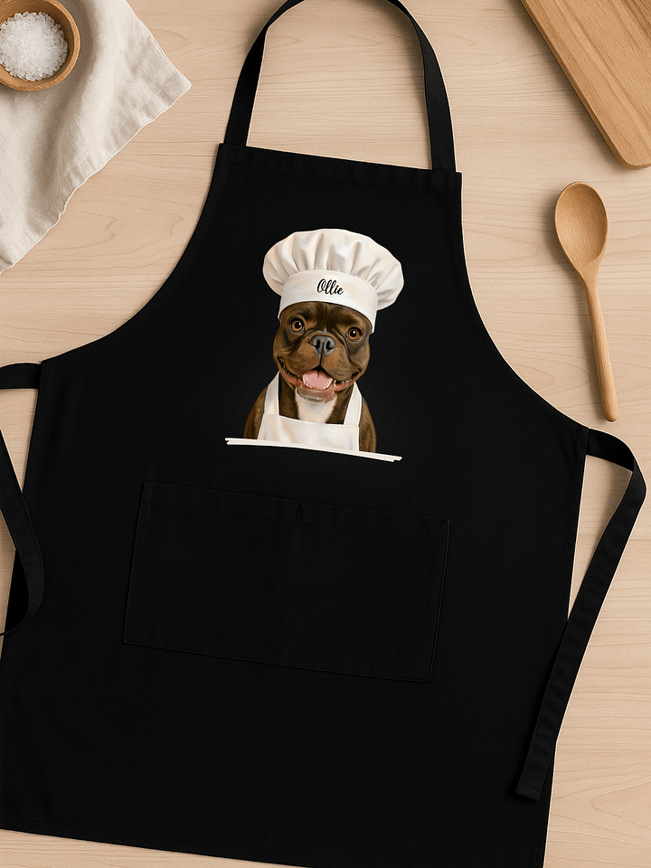 OUR BEST FRIEND IN THE KITCHEN! / ORGANIC COTTON APRON product image (6)