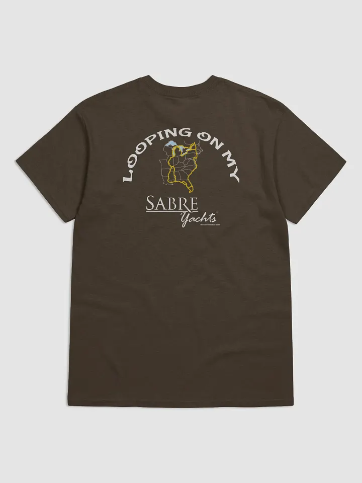 Looping On My Sabre - T-Shirt - Dark Shirt w/White Logo product image (1)