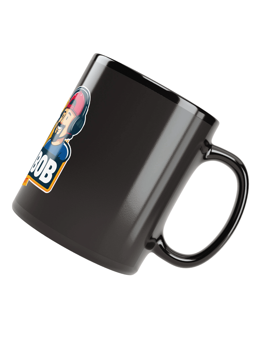 Buk N Bob Podcast Logo Black Glossy Mug product image (7)