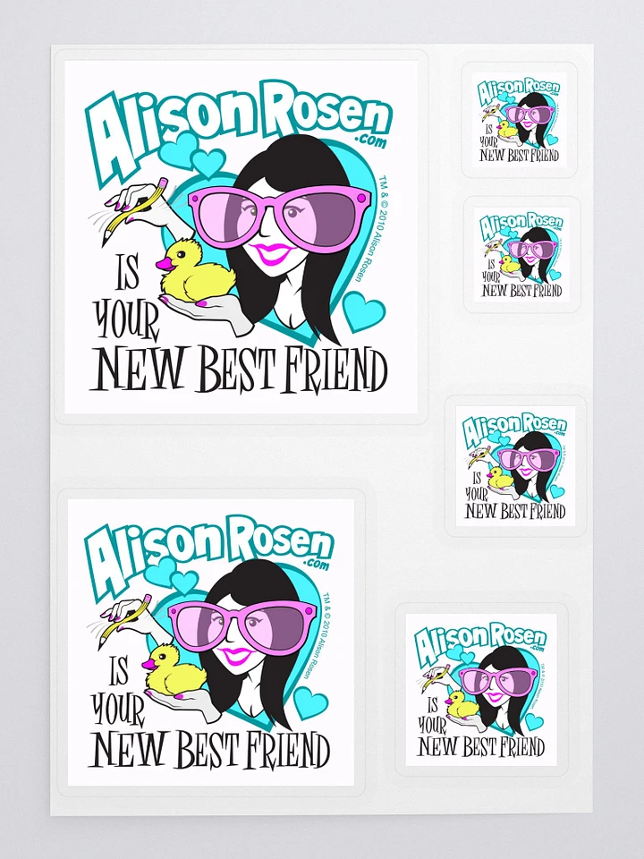 Logo Sticker Sheet (alt colors) product image (1)