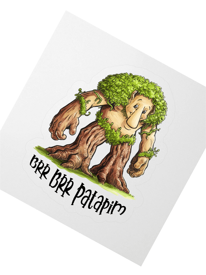 Brr Brr Patapim – Brainrot Cartoonish Sticker product image (2)