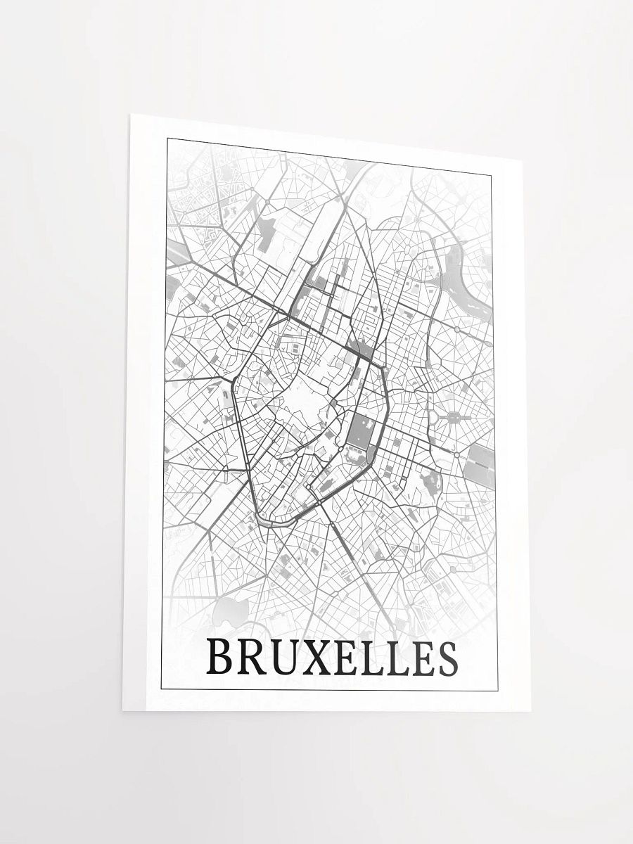 Bruxelles, Belgium, city map print product image (14)