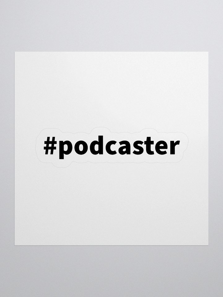 Podcaster Hashtag Sticker product image (1)