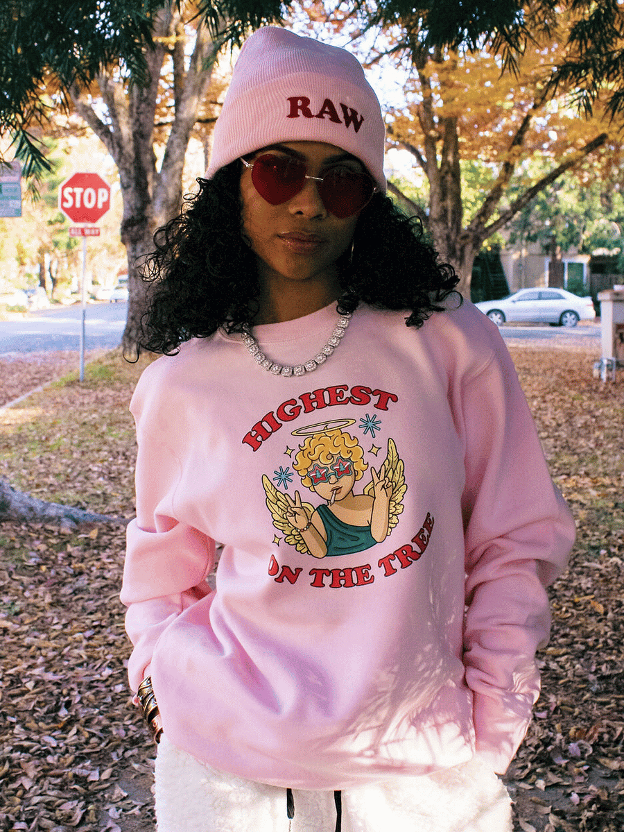 Peaceful Angel Crewneck Sweatshirt product image (3)