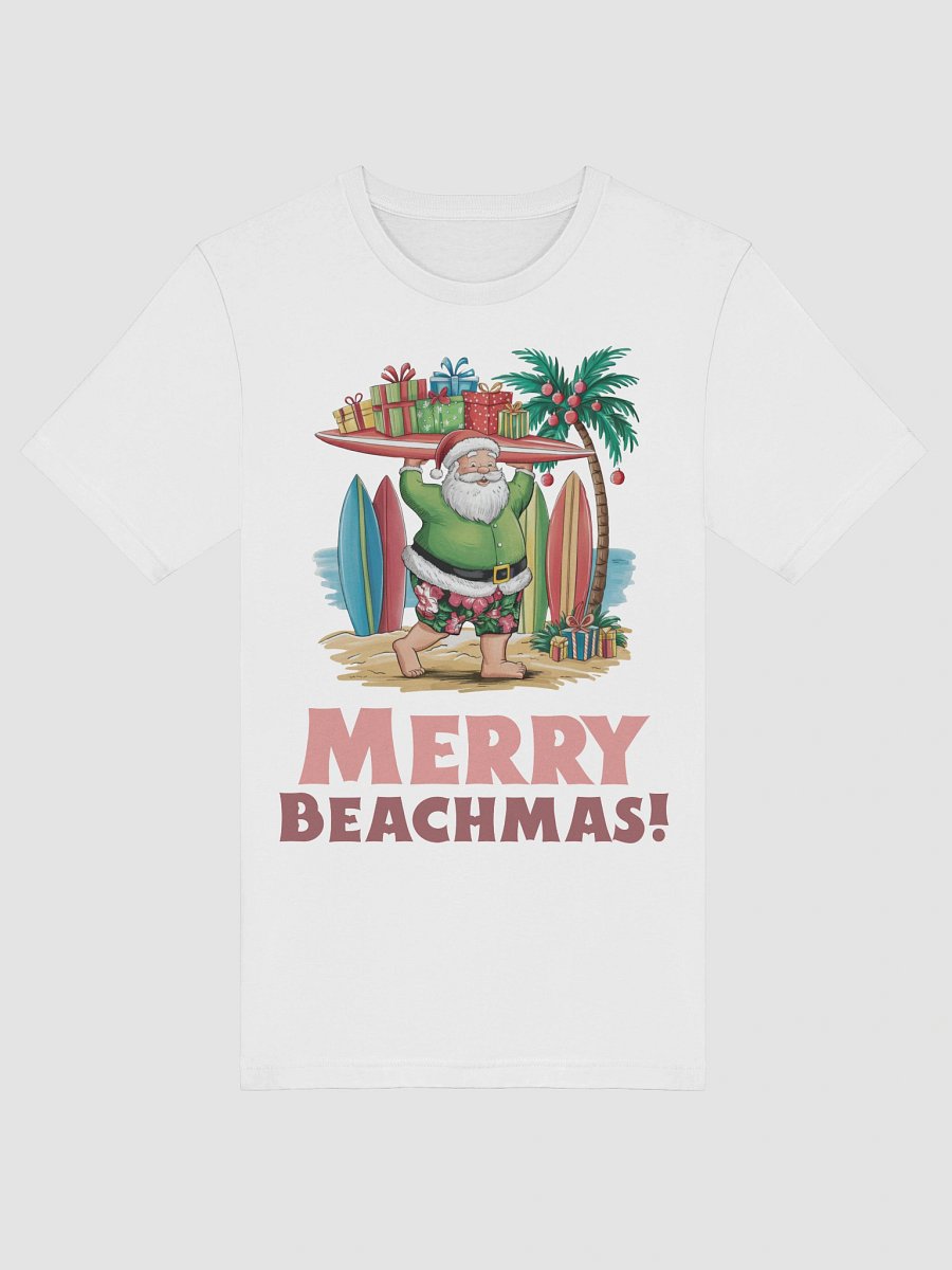 Santa's Surfing Beachmas T-Shirt product image (6)