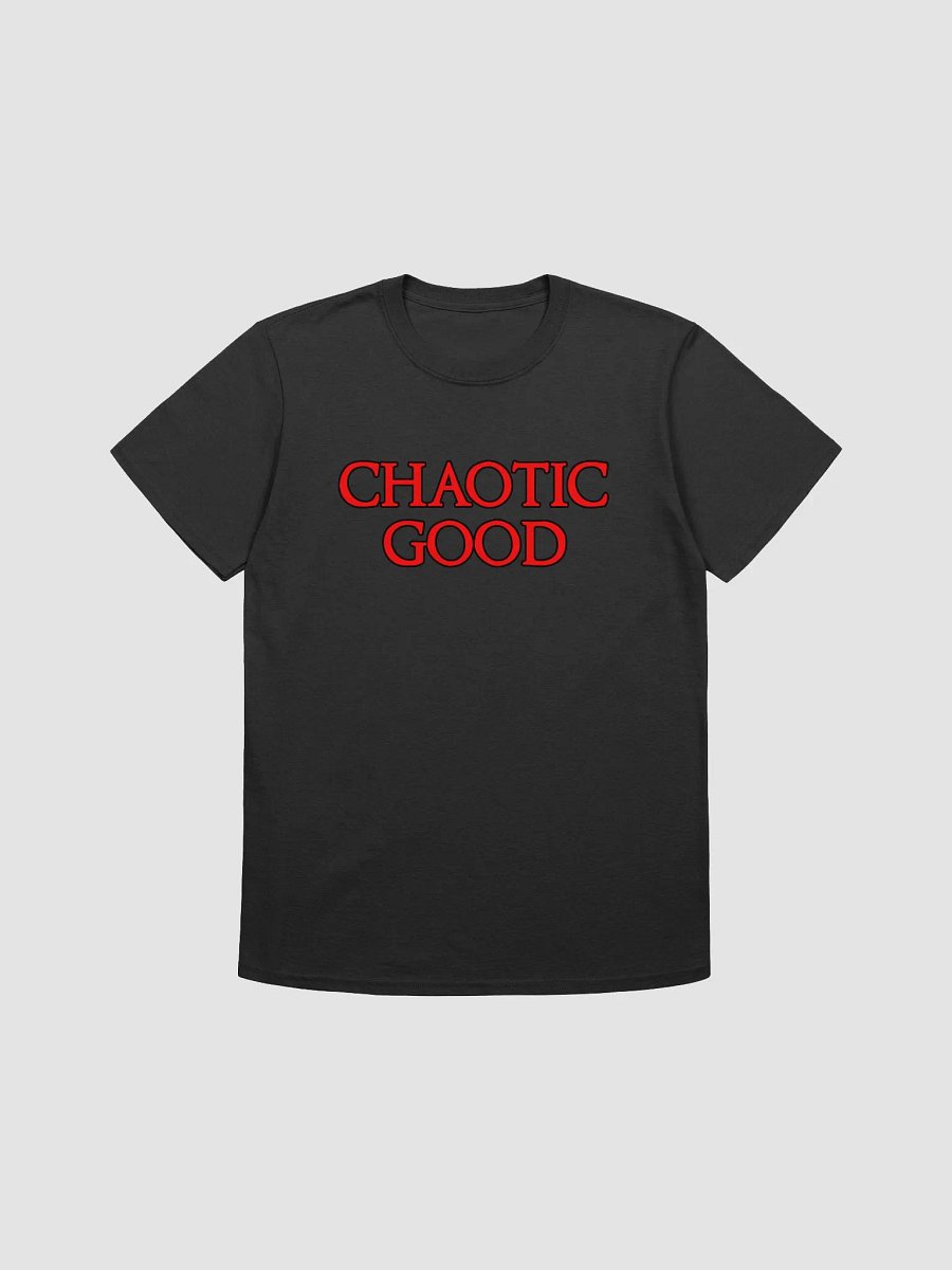 T-shirt - 'Chaotic Good' red font product image (1)